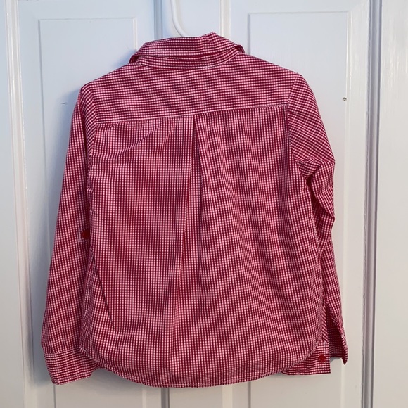 Gap Kids XS Red Gingham Button Down Shirt - Picture 4 of 8